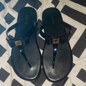 Micheal Kors Black slip ons
